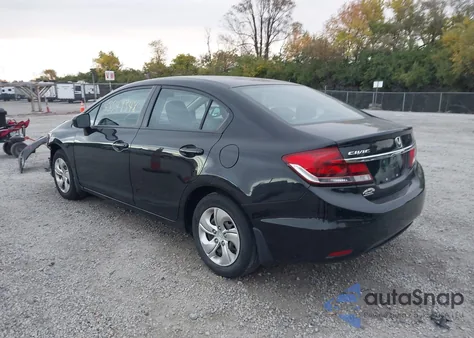 2014 Honda Civic Lx из США, поврежденный, VIN 19XFB2F56EE018875